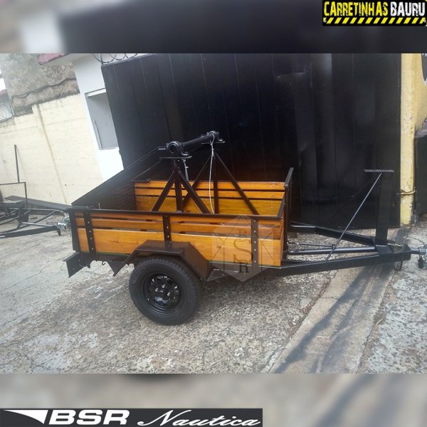 Carreta Reboque Fazendinha para Transporte de Bobinas