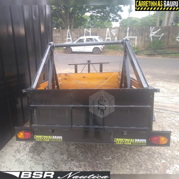 Carreta Reboque Fazendinha para Transporte de Bobinas