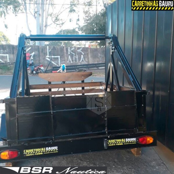 Carreta Reboque Fazendinha para Transporte de Bobinas