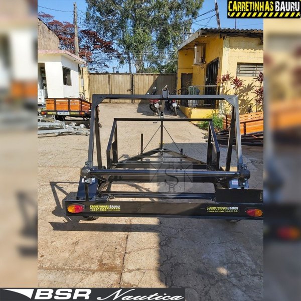 Carreta Reboque Fazendinha para Transporte de Bobinas