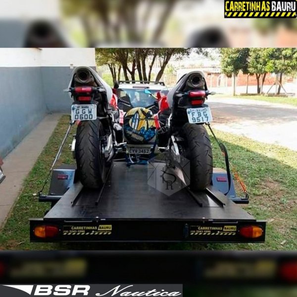 Fazendinha 02 Motos Plataforma 2,30 x 1,50 Mts