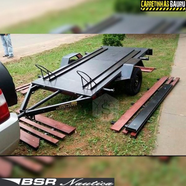 Fazendinha 02 Motos Plataforma 2,30 x 1,50 Mts