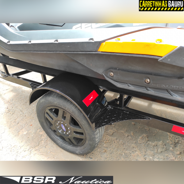 Carreta Reboque para Transporte de 02 Jet Skis CUSTOM - 4,40 x 2,30 Mts