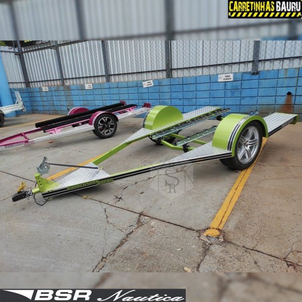 Carretinha de Transporte para Jet Ski Prime SUPREME - Bra�o Reto 1,43 x 2,50 x 4,20 Mts