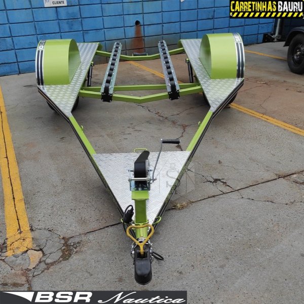 Carretinha de Transporte para Jet Ski Prime SUPREME - Bra�o Reto 1,43 x 2,50 x 4,20 Mts