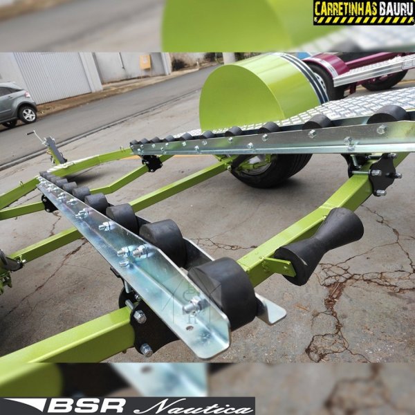 Carretinha de Transporte para Jet Ski Prime SUPREME - Bra�o Reto 1,43 x 2,50 x 4,20 Mts