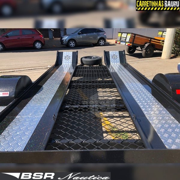 Carreta Reboque de  Transporte para Utv Basculante Custom 3,55 x 1,90 Mts