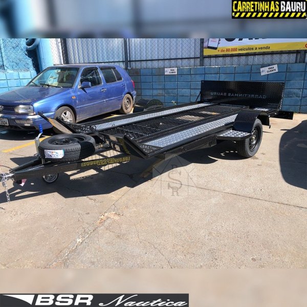Carreta Reboque de  Transporte para Utv Basculante Custom 3,55 x 1,90 Mts