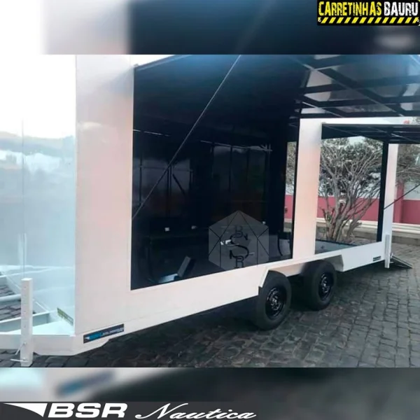 Carreta Ba P/ 6 Motos Racing 5,20 x 2,20 Mts