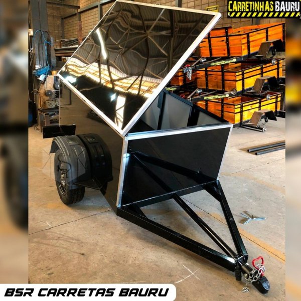 Carreta Reboque  Ba� Camping em ACM 1,70 x 1,10 x 0,60 Mts