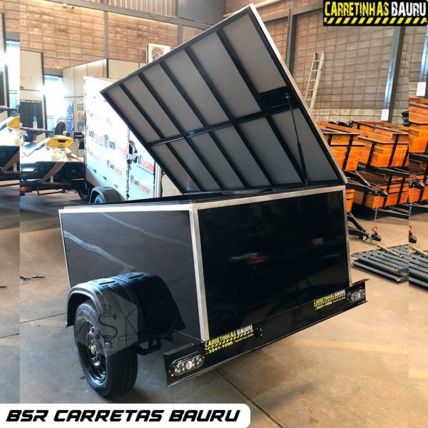 Carreta Reboque  Ba� Camping em ACM 1,70 x 1,10 x 0,60 Mts