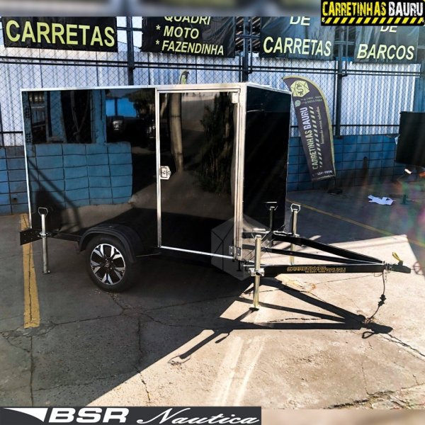 Carreta Reboque de Transporte Ba� Acm 2,50 x 1,50 x 1,50 Mts