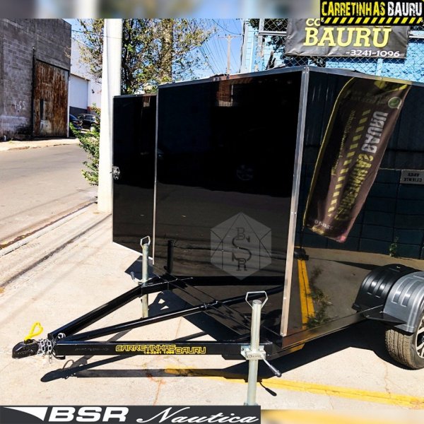 Carreta Reboque de Transporte Ba� Acm 2,50 x 1,50 x 1,50 Mts
