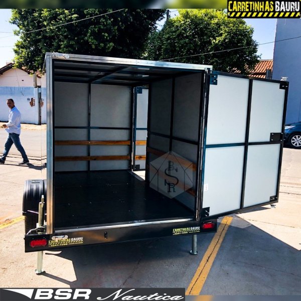 Carreta Reboque de Transporte Ba� Acm 2,50 x 1,50 x 1,50 Mts