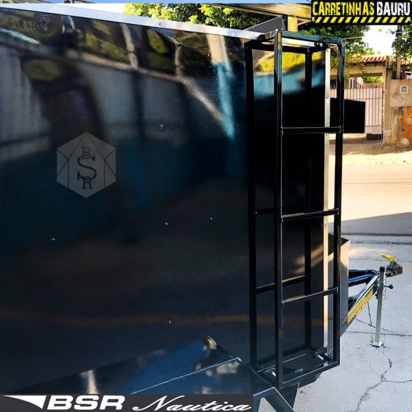 Carretinha de Transporte Ba� Dois Eixos Florestal Defender