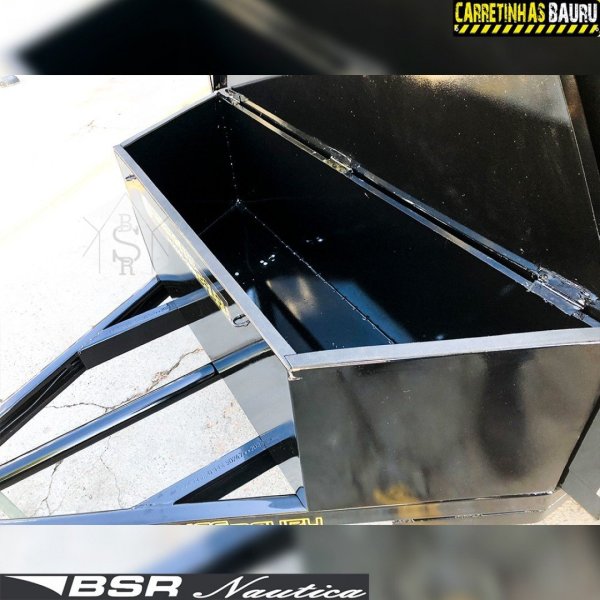 Carretinha de Transporte Ba� Dois Eixos Florestal Defender