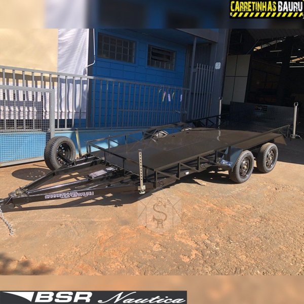 Carreta Giro Zero Basculante Dois Eixos 1,70 X 4,00