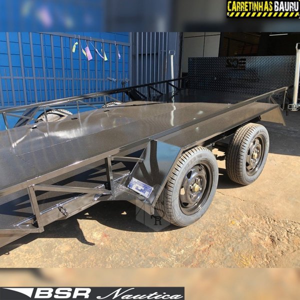 Carreta Giro Zero Basculante Dois Eixos 1,70 X 4,00