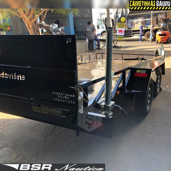 Carreta Giro Zero Basculante Dois Eixos 1,70 X 4,00