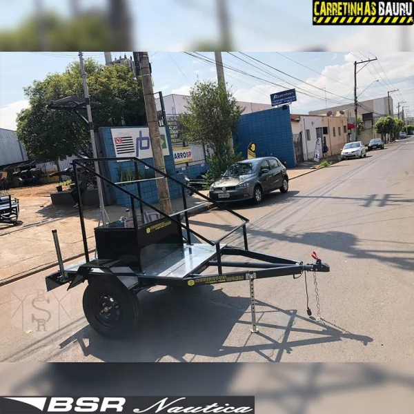 Carreta Reboque para Transporte de Placa Solar