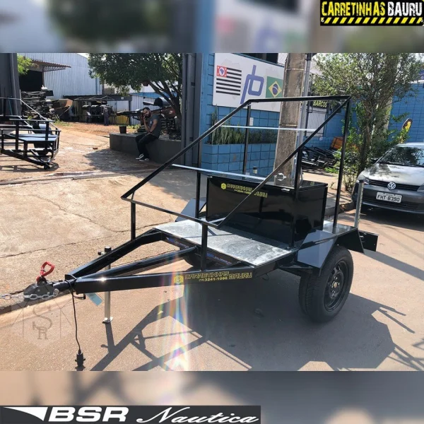 Carreta Reboque para Transporte de Placa Solar