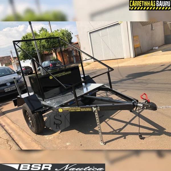 Carreta Reboque para Transporte de Placa Solar