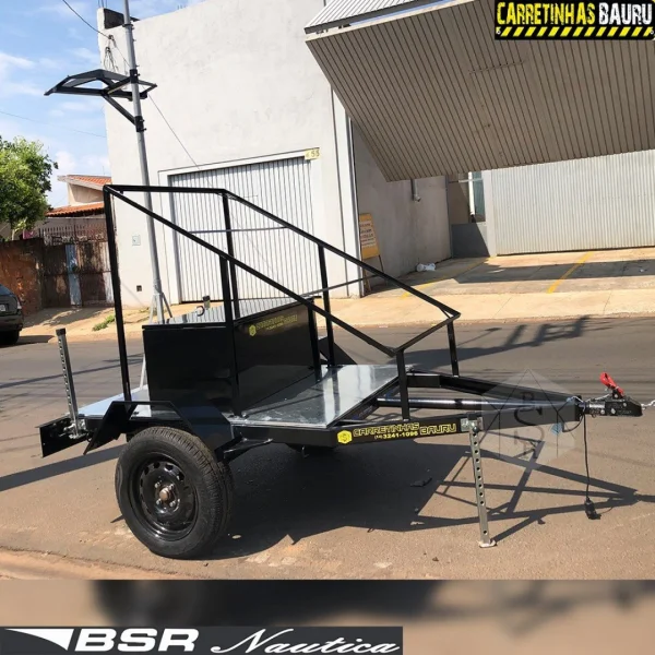 Carreta Reboque para Transporte de Placa Solar