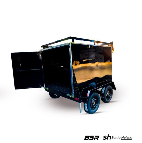 Carretinha de Transporte Ba� Dois Eixos Florestal Defender