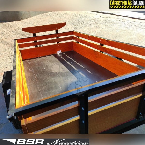 Carreta Reboque  Fazendinha Carga Seca  1,70 x 1,10 x 0,40