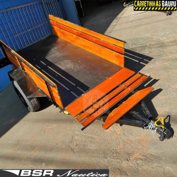 Carreta Reboque Fazendinha Carga Seca  1,50 x 1,10 x 0,40 (Sob Encomenda)