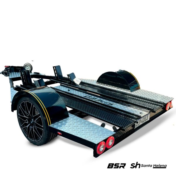 Carreta Reboque de Transporte para 02 motos Prime SUPREME - 1,43 x 2,50