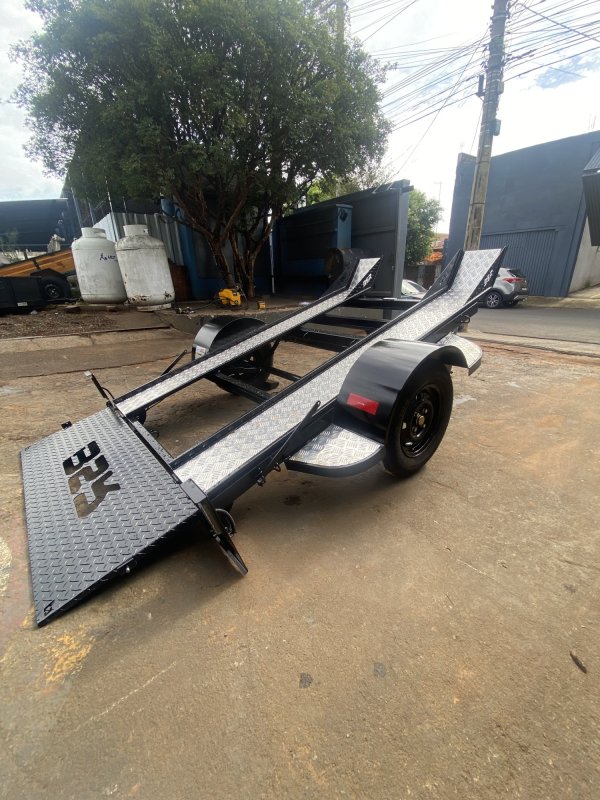 Carretinha de Transporte para Quadriciclo Basculante Custom Ed. 2,20 x 1,30