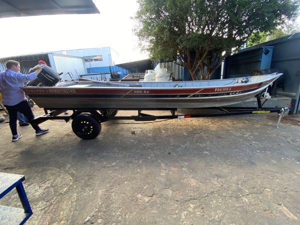 Carreta Reboque de Transporte para Barco Ed. 6,00 x 1,10 Mts