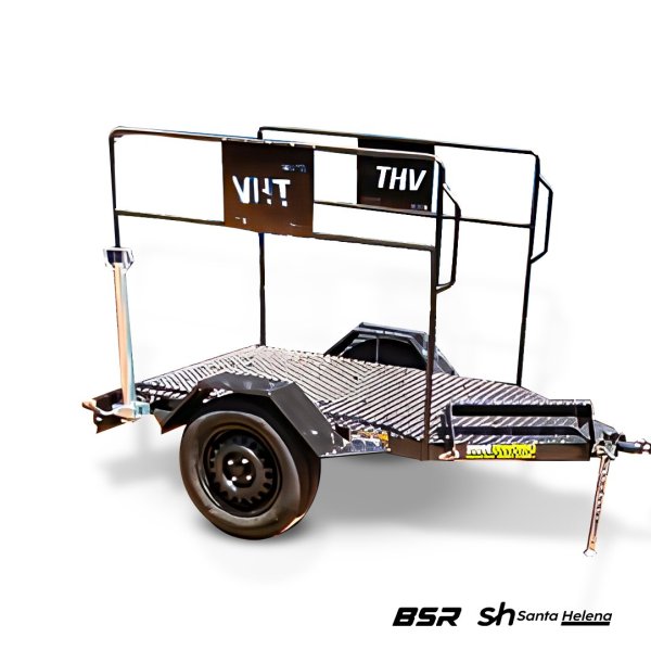 Carreta Para Transporte de Banheiro Qu�mico