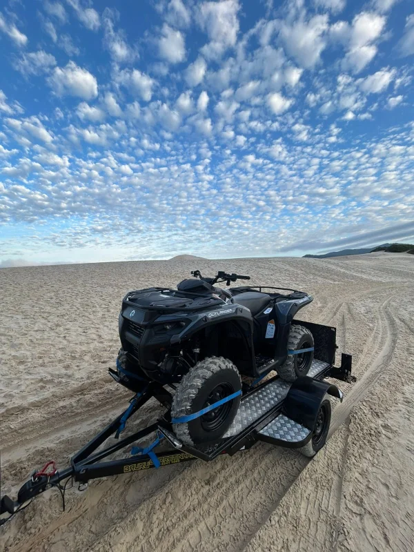 Carreta de Transporte para Quadriciclo Basculante Custom - LOCAO