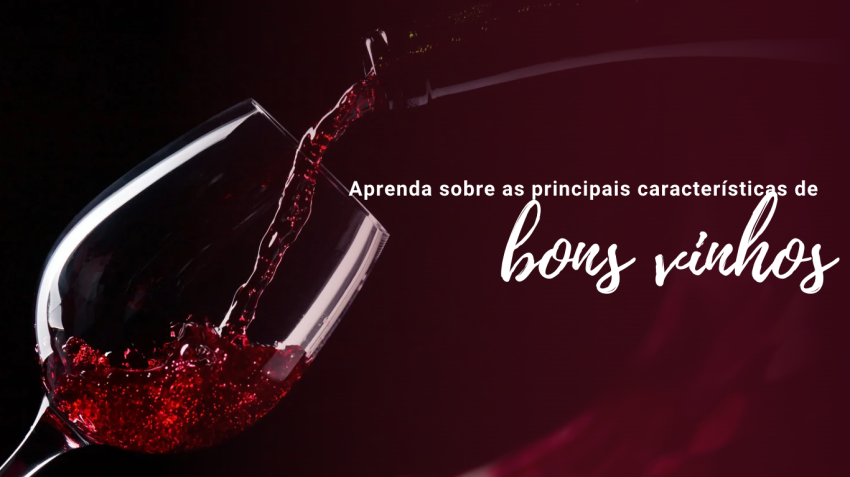 Aprenda sobre as principais caracter�sticas de um bom vinho