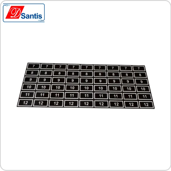 PLACA NUMERICA DE AL. 7 A 12 PEQUENA