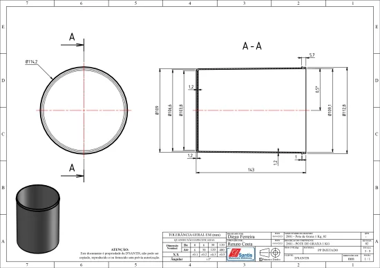 POTE DE GRAXA DE 1 KG - PRETO