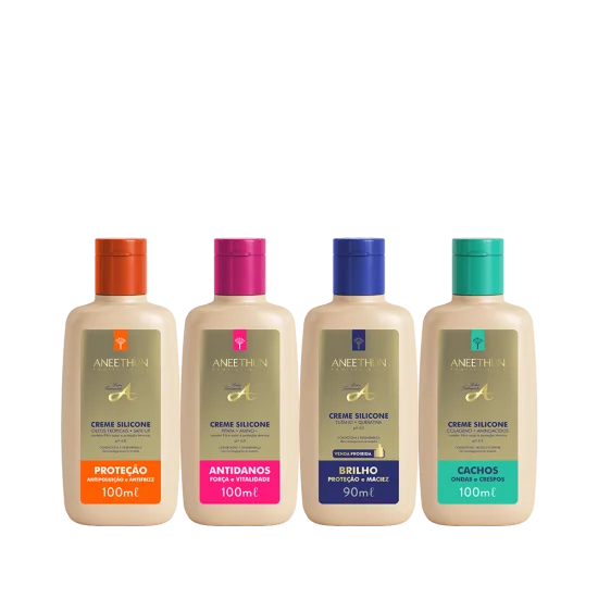 Kit Cremes Silicone Linha Completa 100mL