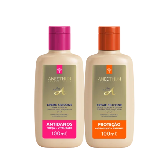 Dupla Creme Silicone Antidanos e Prote��o 100mL