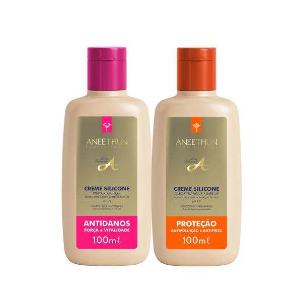 Dupla Creme Silicone Antidanos e Prote��o 100mL