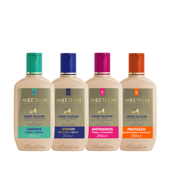 Kit Cremes Silicone Linha Completa 250mL