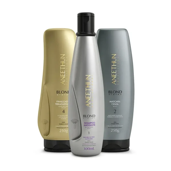 Kit Neutraliza��o de Reflexos Alaranjados Blond System