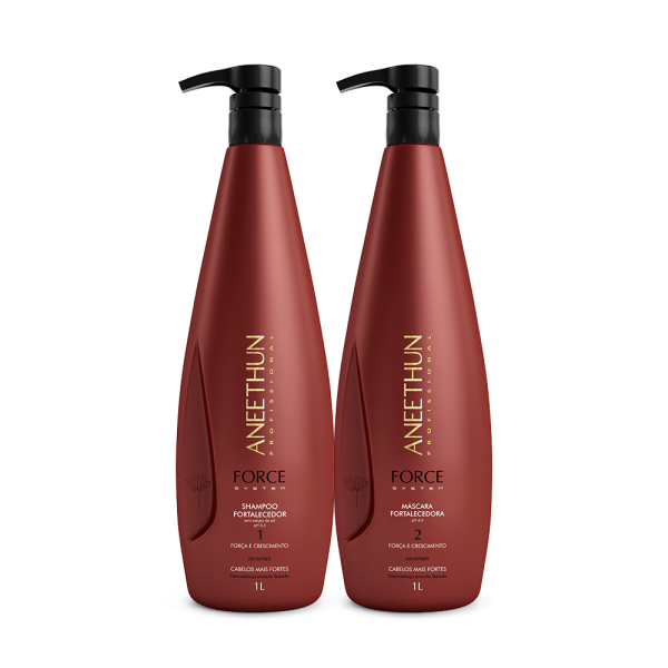 Kit Shampoo e M�scara (1L) Force System