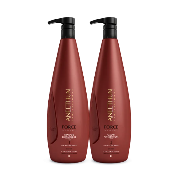 Kit Shampoo e M�scara (1L) Force System
