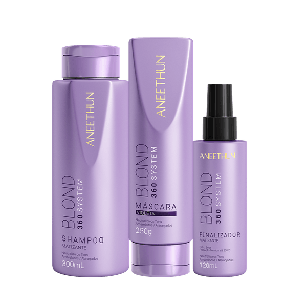 Kit Neutraliza��o de Reflexos Amarelados Blond 360 System