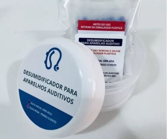 Desumidificador para aparelho auditivo