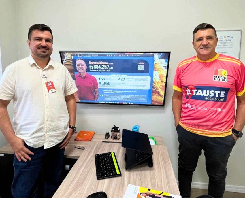 Sorri Bauru recebe visita do vereador Marcelo Afonso