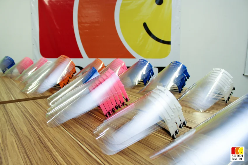 SORRI-BAURU produz escudos faciais para combate ao novo coronav�rus