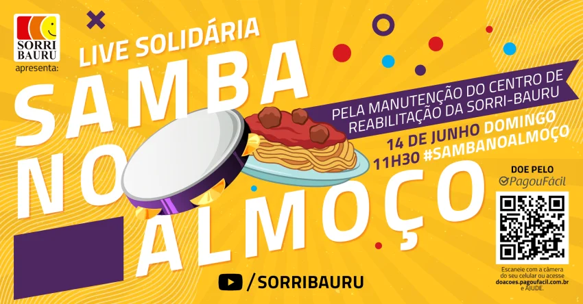 SORRI-BAURU ter� live solid�ria no pr�ximo domingo